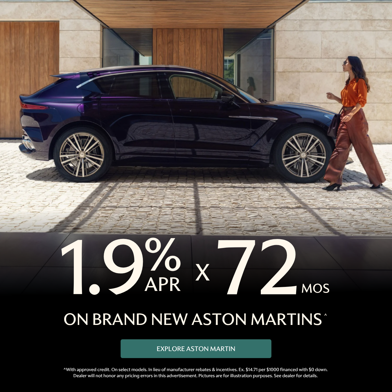 Aston APR Financing Offer