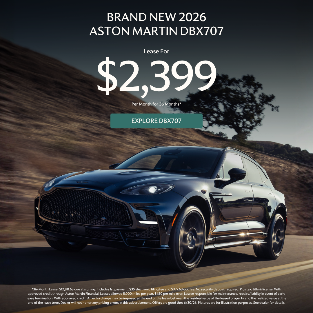 Aston DBX707 Lease Offer