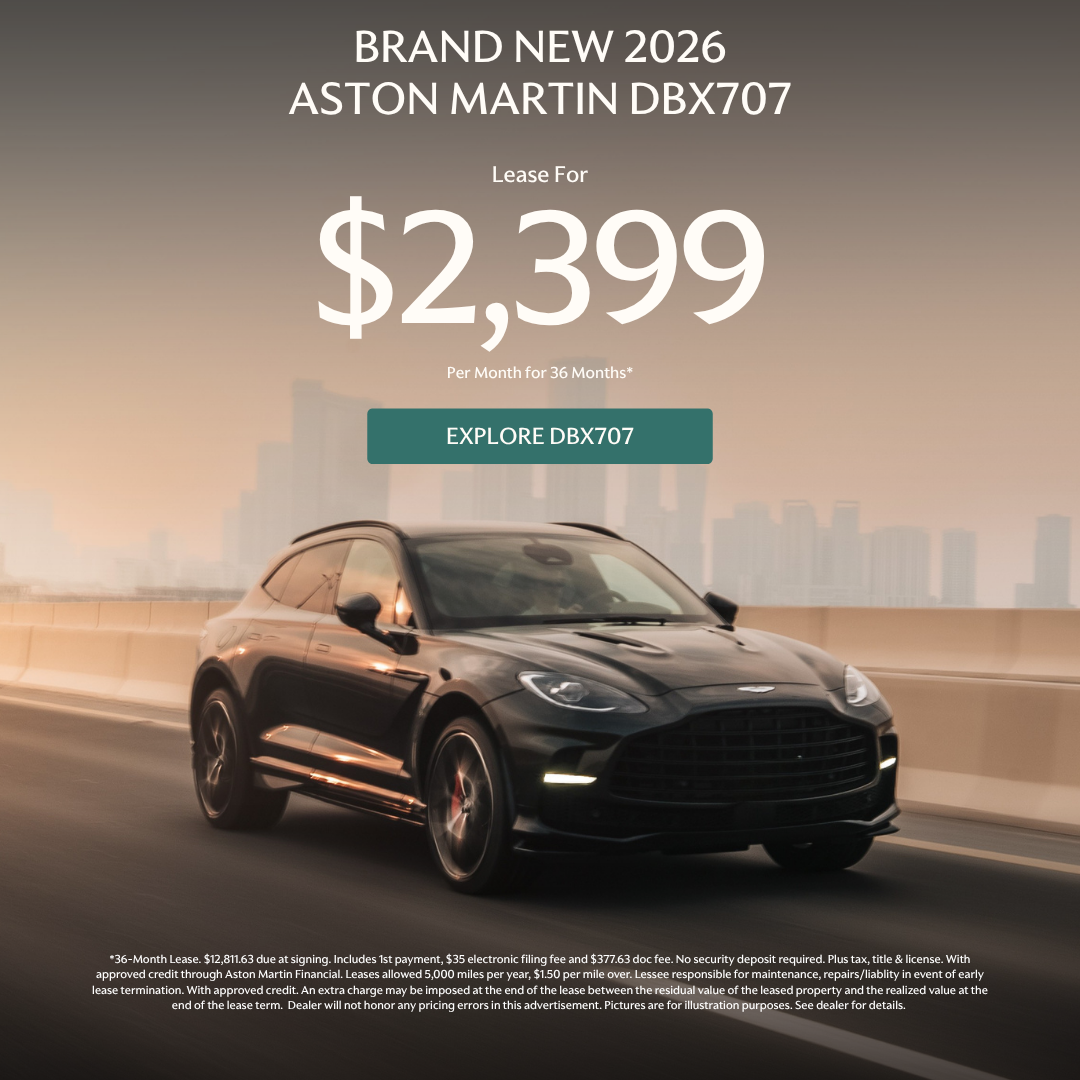 Aston DBX 707 Lease Offer