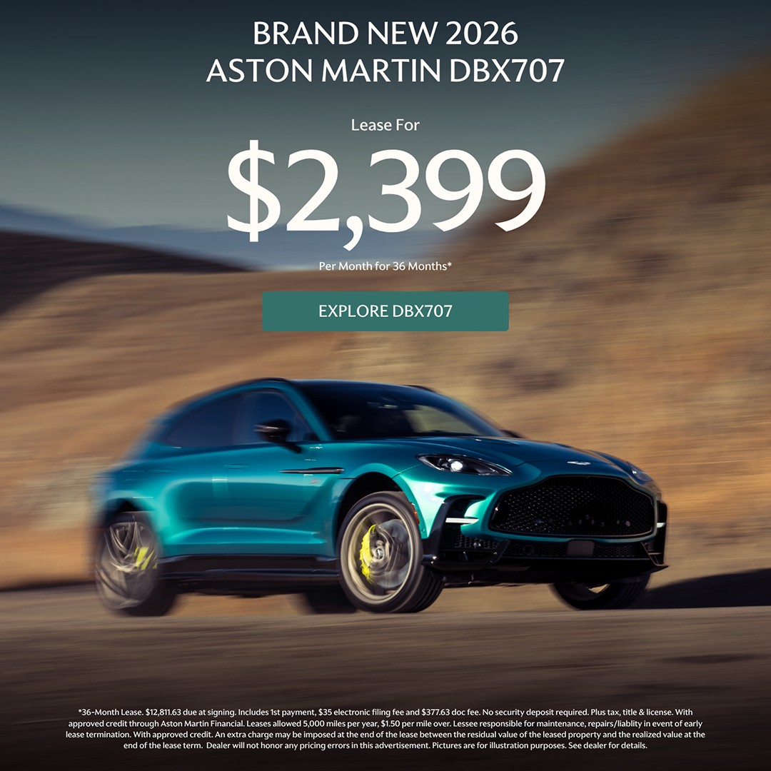 Aston DBX 707 Lease Offer