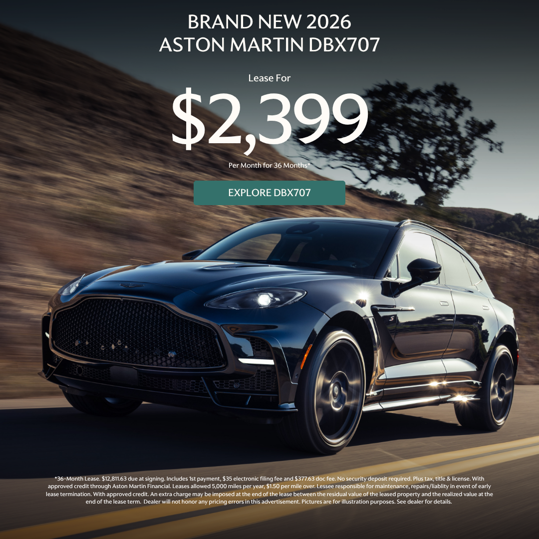 Aston DBX 707 Lease Offer