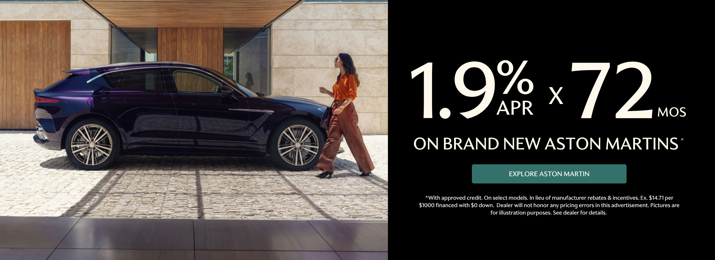 Aston Martin APR Offer